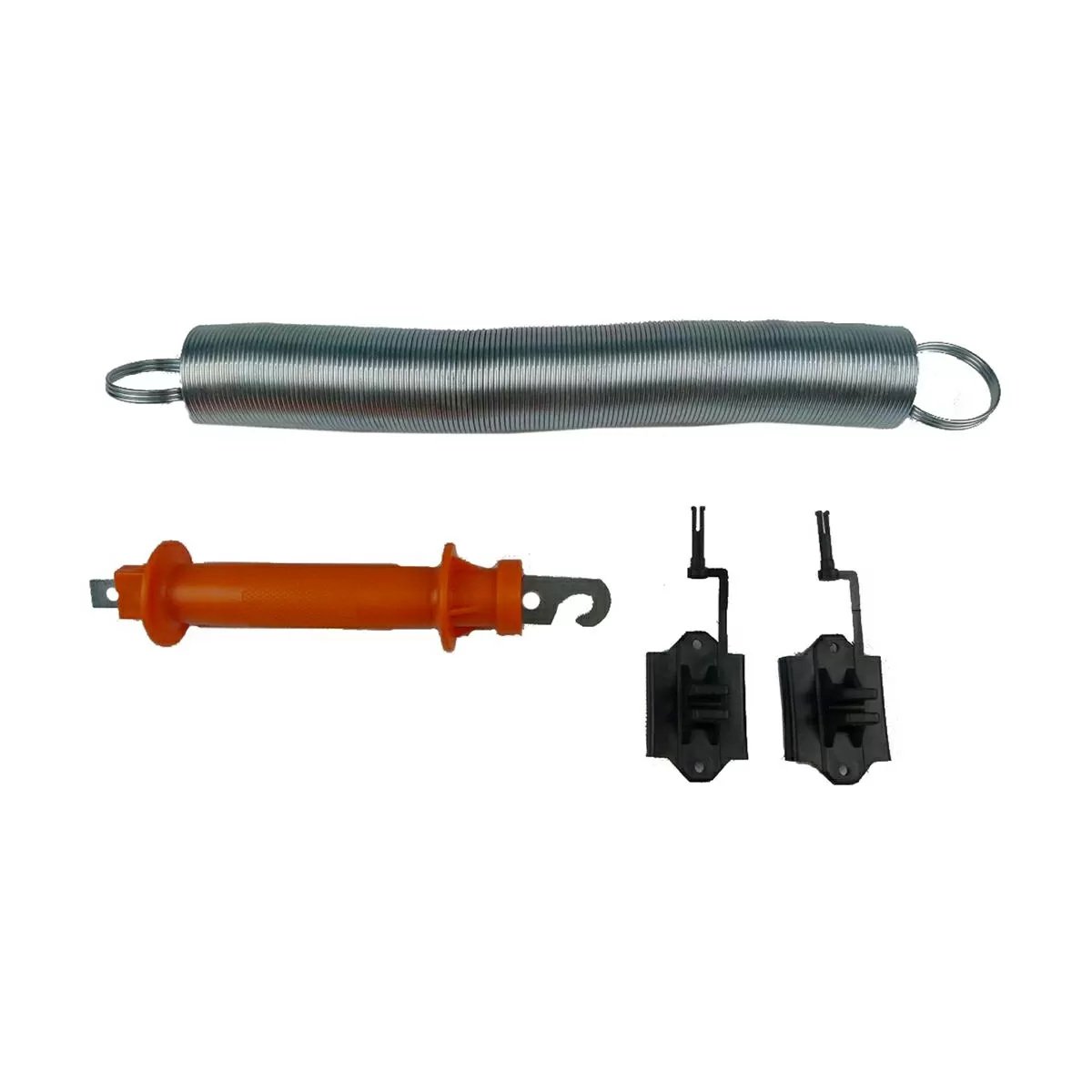 Parmak Galvanized Expandable Spring Gate - 20' - QC Supply - 
