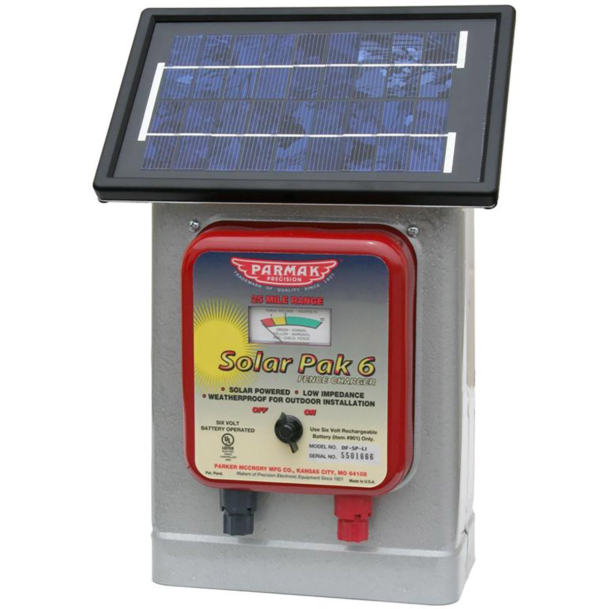 Parmak® Solar Battery Energizer/Charger - QC Supply - 