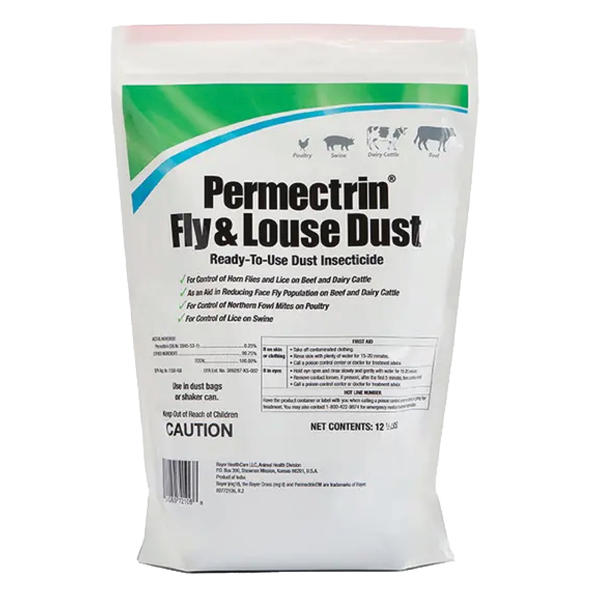 Permectrin Fly & Louse Dust - QC Supply - 