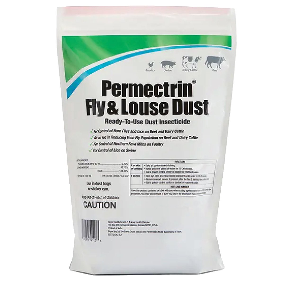 Permectrin Fly & Louse Dust - QC Supply - 