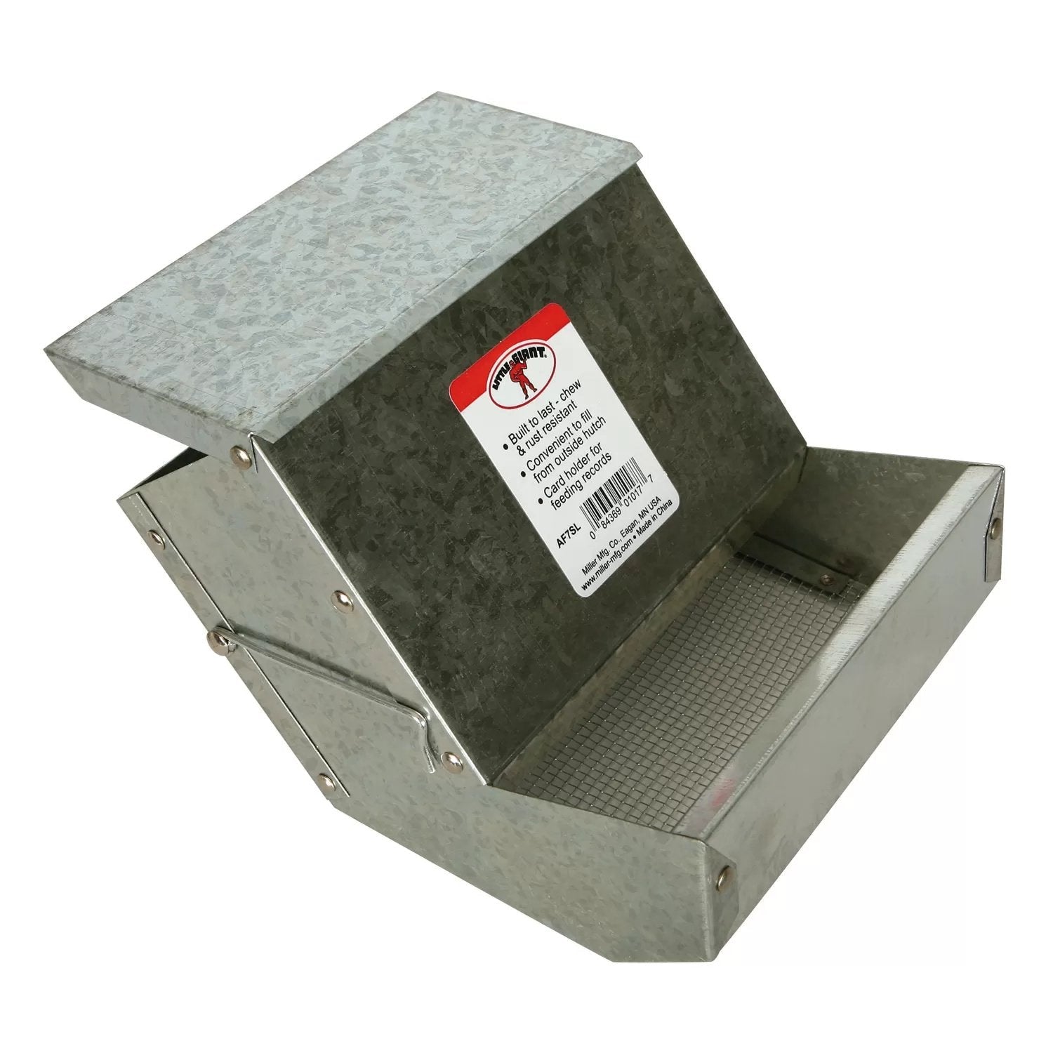 Pet Lodge Metal Small Animal Feeder - QC Supply - 