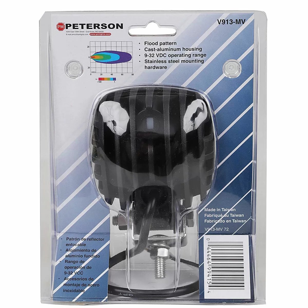 Peterson Great ® 3" x 3" LED Compact Work Light - QC Supply - 