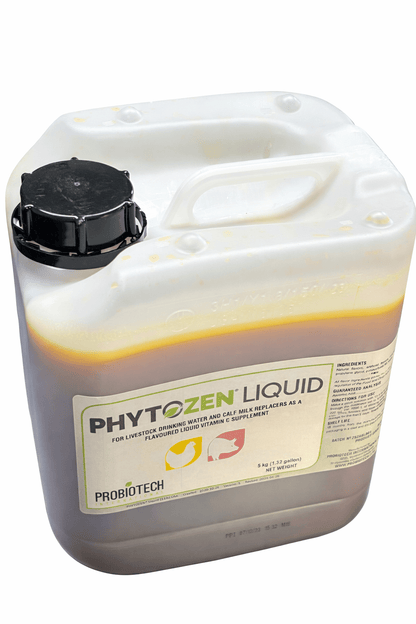 Phytozen Liquid – Natural Calming & Stress Support for Poultry & Swine (5L) - QC Supply - 