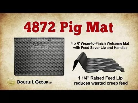 Pig Mat With Lip And Handles - 4' x 6' - QC Supply - 