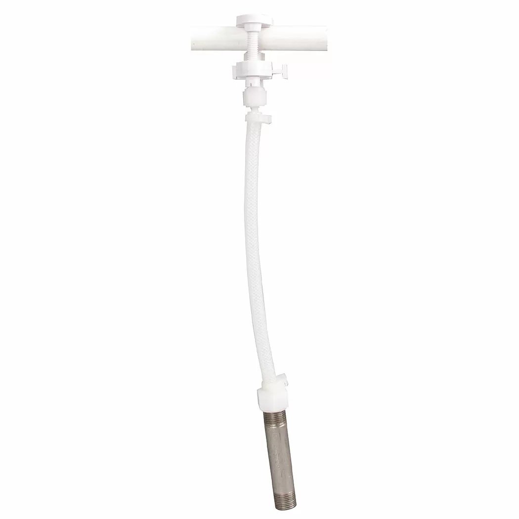 Plumbing Kit With Saddle Shut Off & Clear Hose - 6' - QC Supply - 