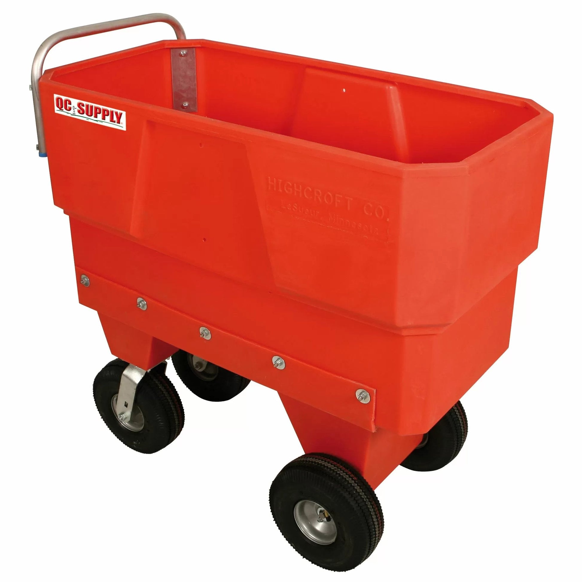 Poly Feed/Pig Moving Cart - 42" x 21 3/4" x 39" - QC Supply - 