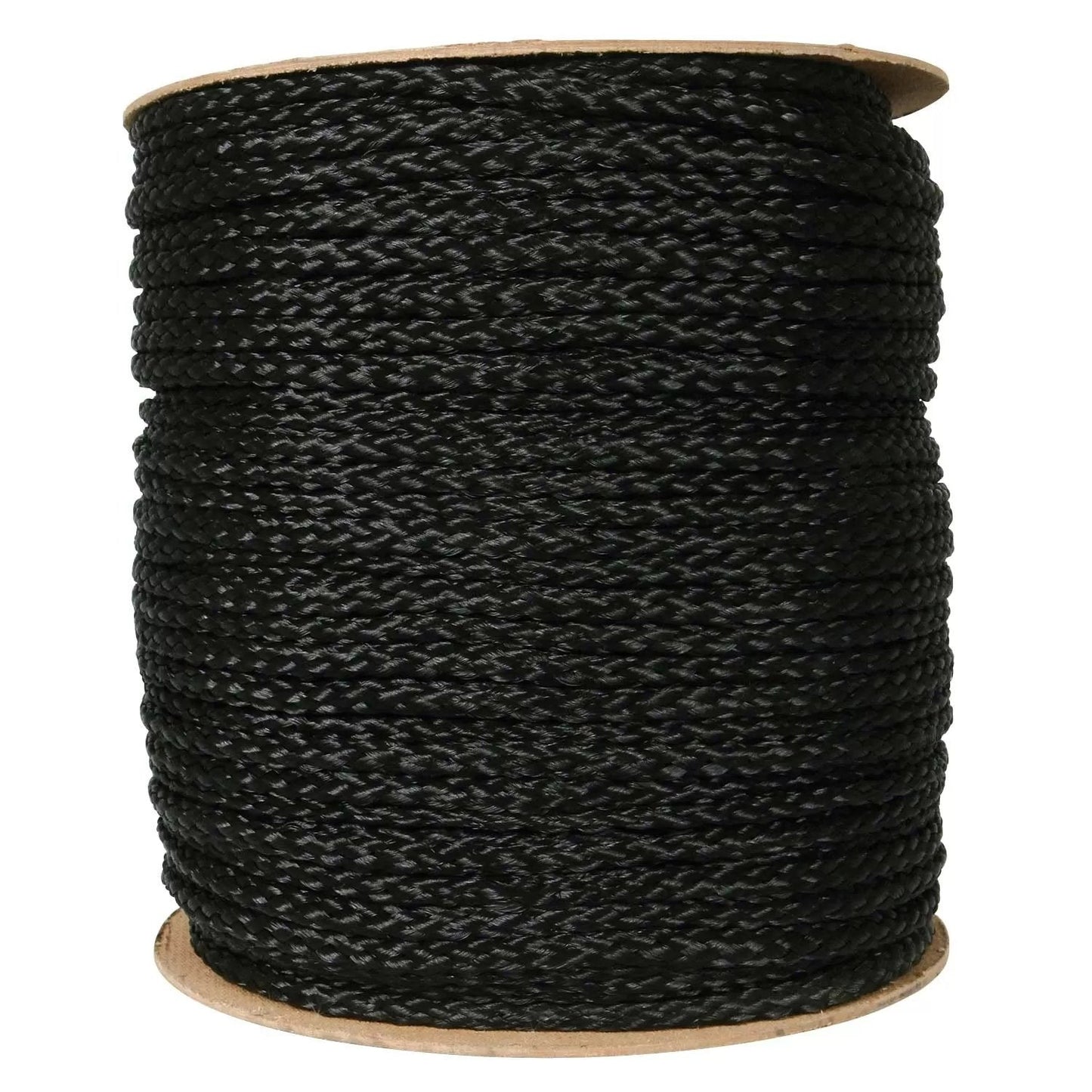 Polypropylene 3/8" Black Braid Rope - QC Supply - 