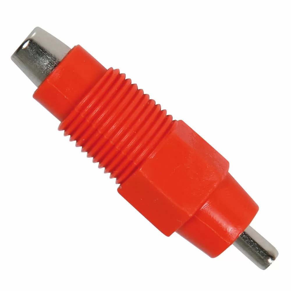 Poly/Stainless Steel Fixed Top Poultry Waterer Nipple - QC Supply - 