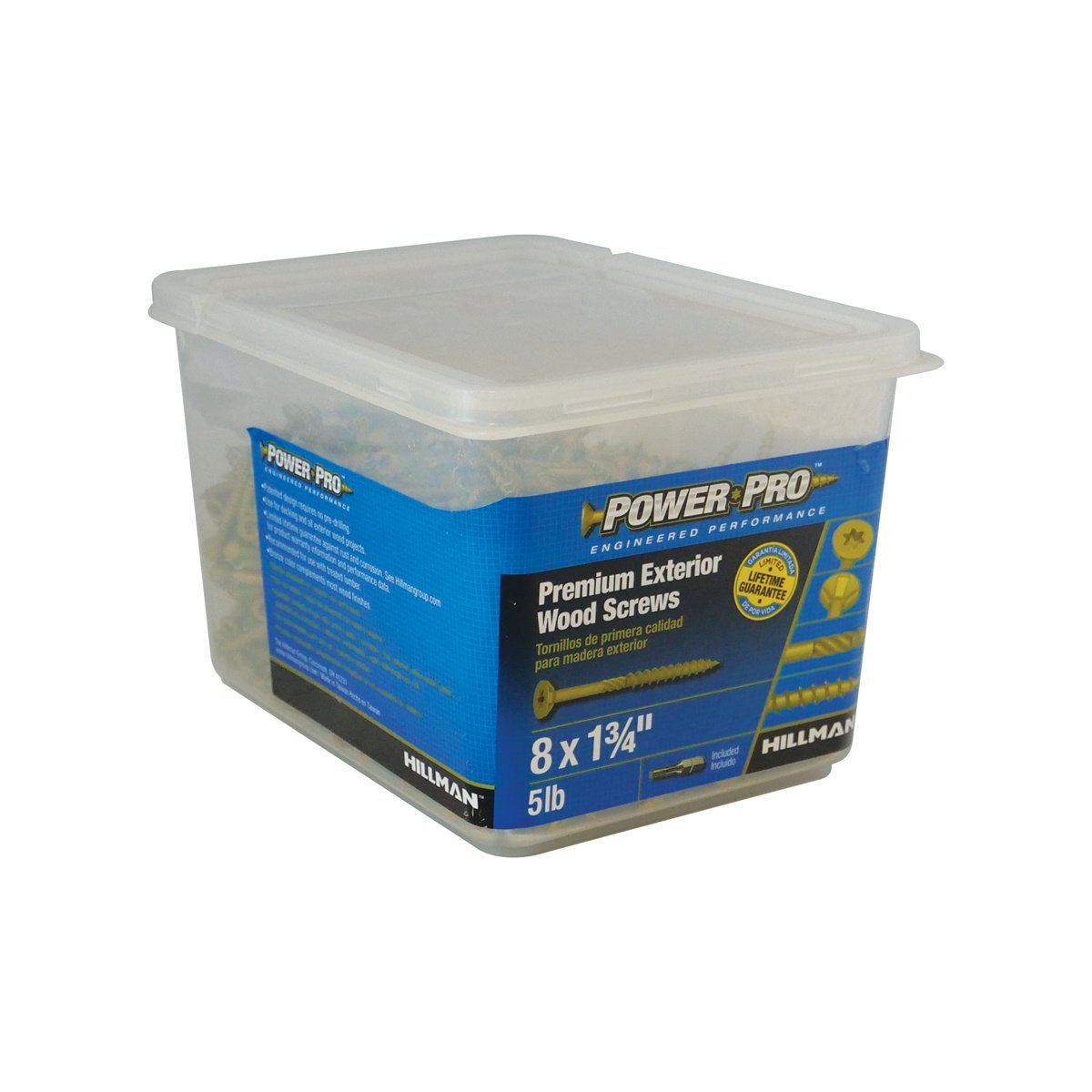 Power Pro™ Premium Exterior Wood Screw 5 lb. Box - QC Supply - 