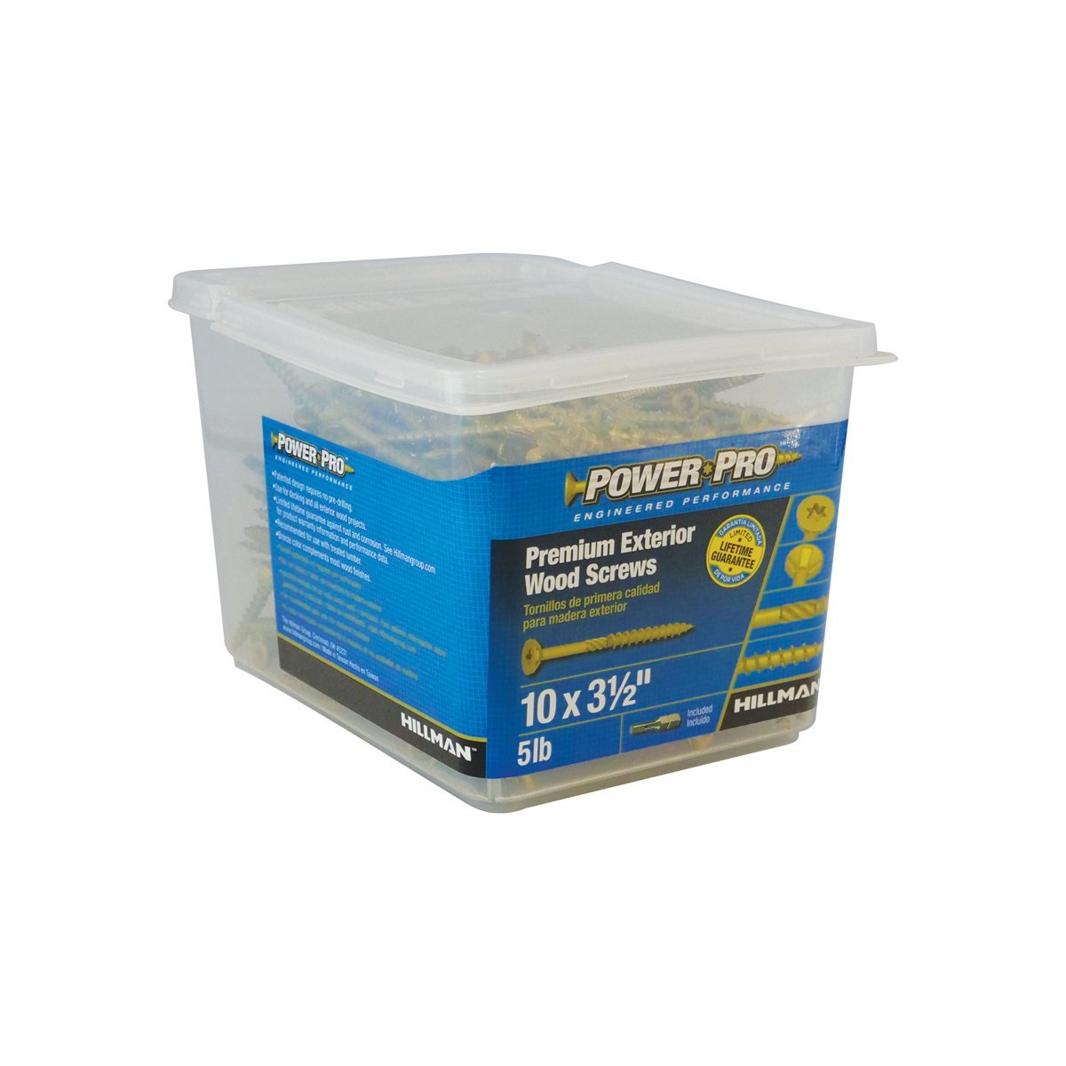 Power Pro™ Premium Exterior Wood Screw 5 lb. Box - QC Supply - 