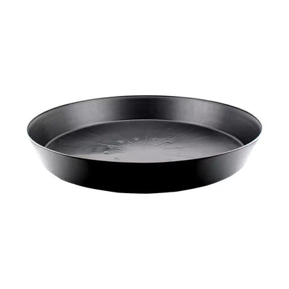Premium Black Plastic Saucers - QC Supply - 