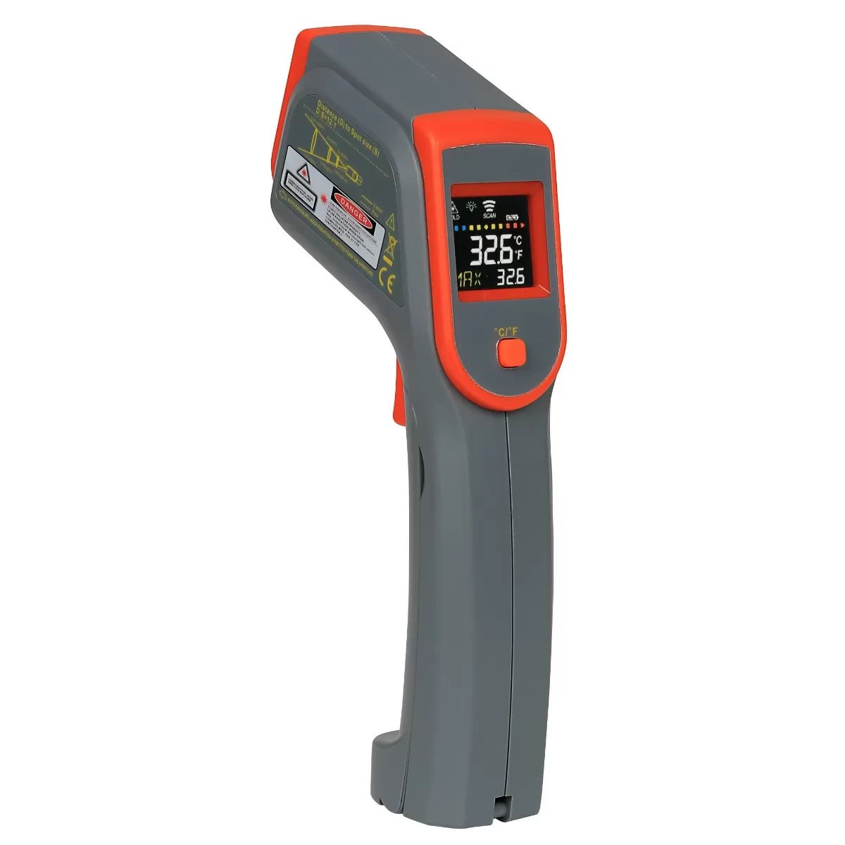 Professional - Grade Infrared Laser Thermometer - QC Supply - 