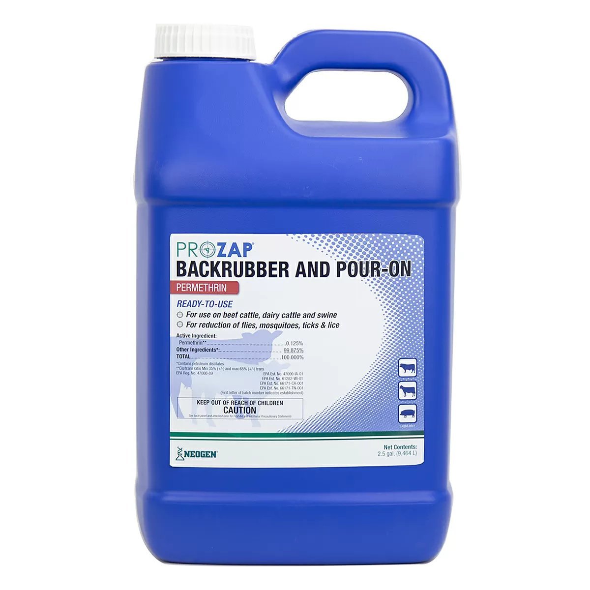 PROZAP® Backrubber and Pour - On - QC Supply - 