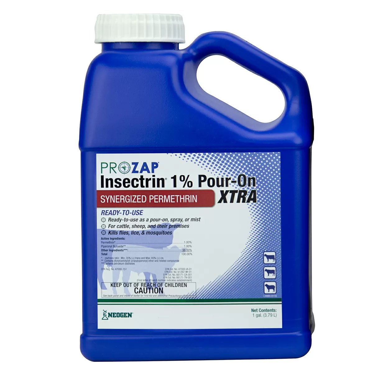 PROZAP® Insectrin® 1% Pour - On Xtra - QC Supply - 