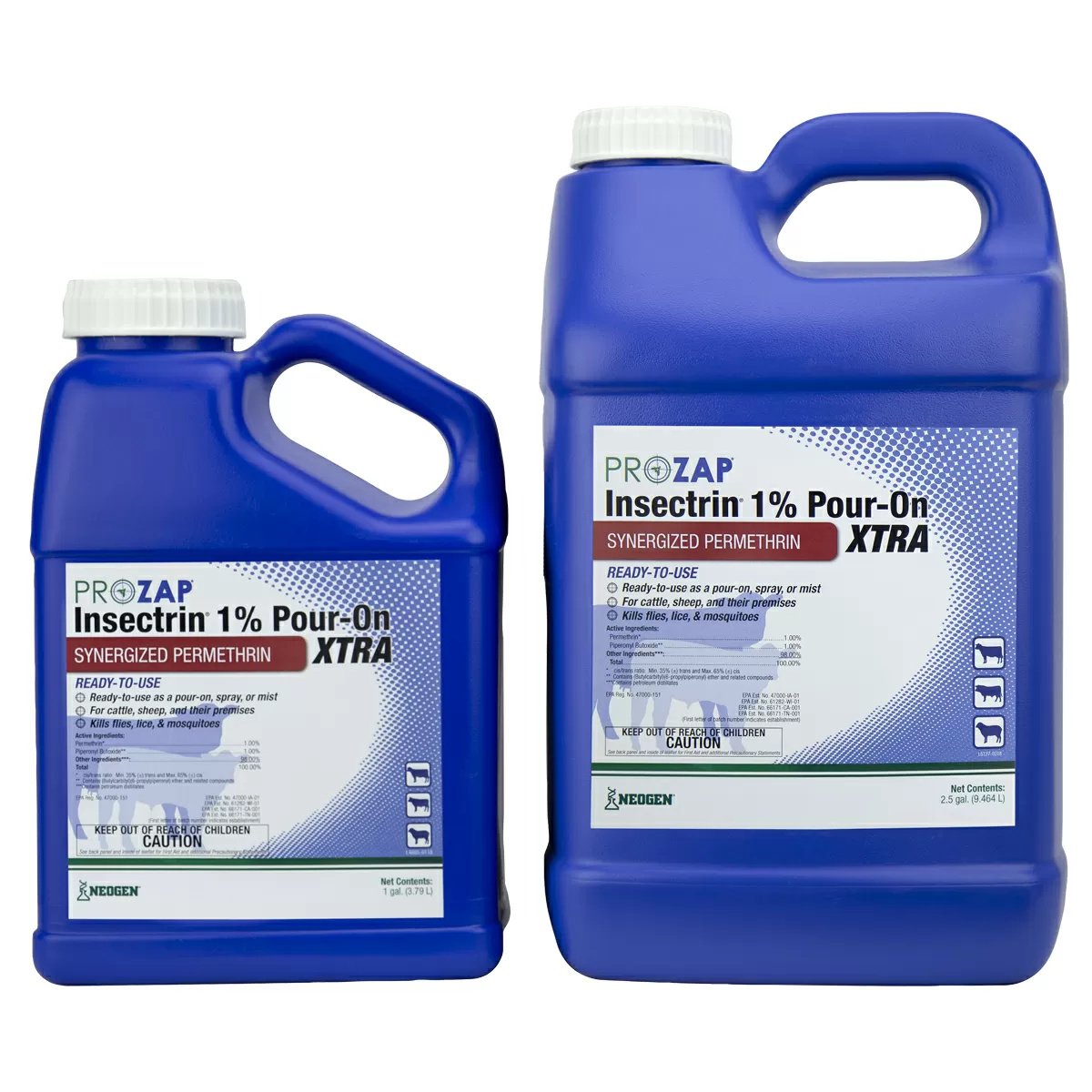 PROZAP® Insectrin® 1% Pour - On Xtra - QC Supply - 