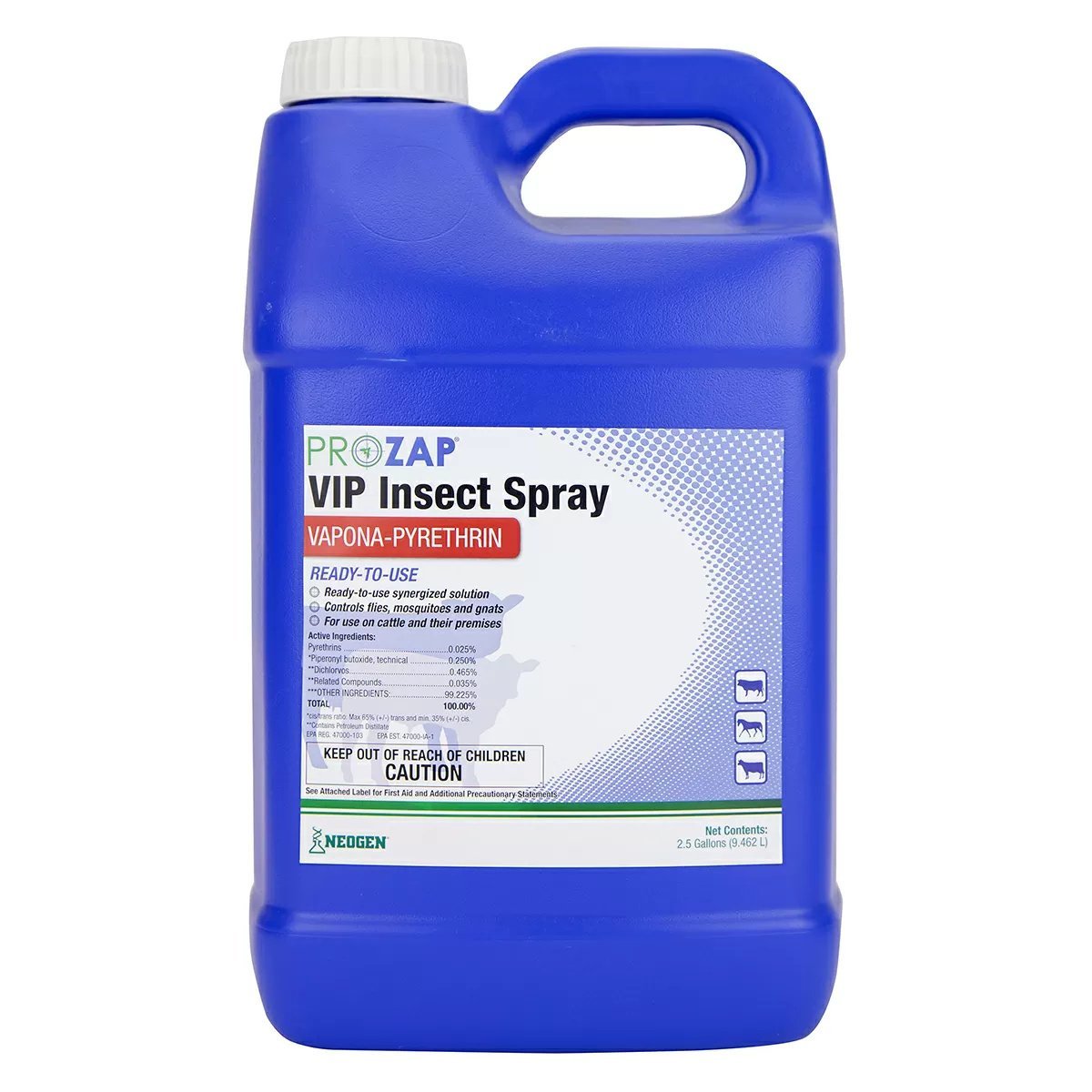 Gp Insect Spray PROZAP® VIP Insect Spray - 2.5 Gallons – QC Supply