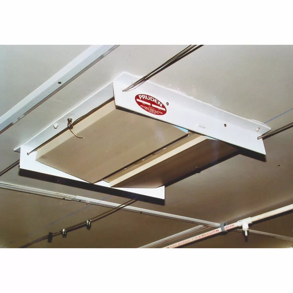Pruden Actuated Ceiling Inlet - R.O. 17 x 17 - QC Supply - 
