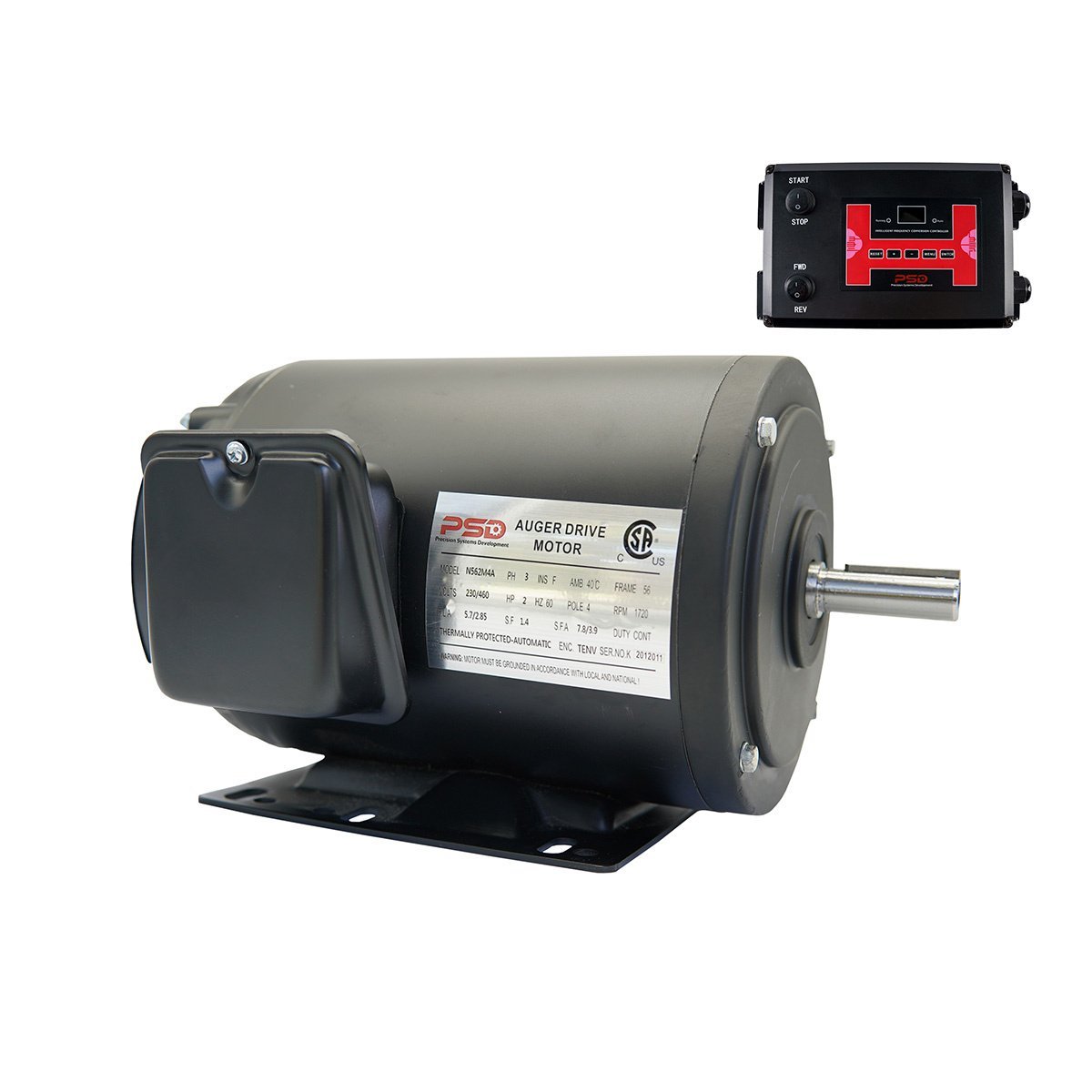 PSD Fan Motor with VFD Attachment, 2 HP - QC Supply - 