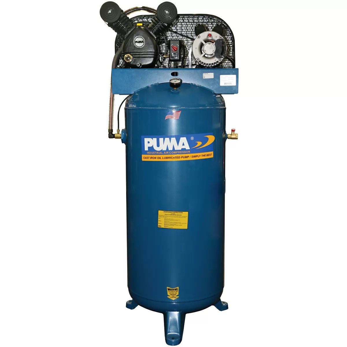 PUMA® Compressor - 60 Gallon/3HP - Vertical - QC Supply - 
