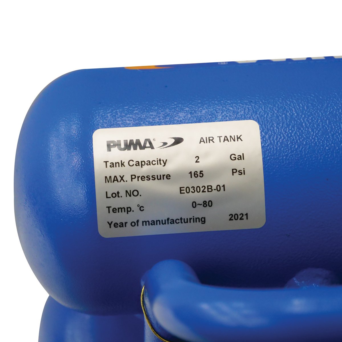 Puma Industries Oiless Air Compressor with Twin 2 Gallon Tanks - QC Supply - 