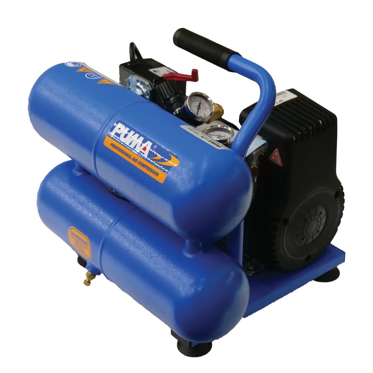 Puma Industries Oiless Air Compressor with Twin 2 Gallon Tanks - QC Supply - 