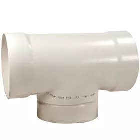 PVC Tees For Duct & Pit Fans - QC Supply - 