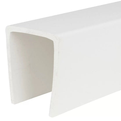 PVC U Channel 20' Length - QC Supply - 