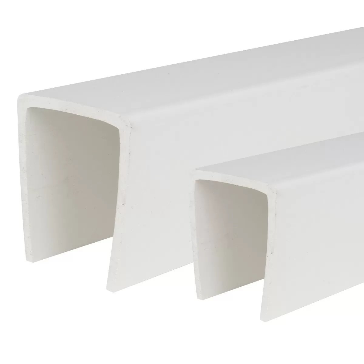PVC U Channel 20' Length - QC Supply - 