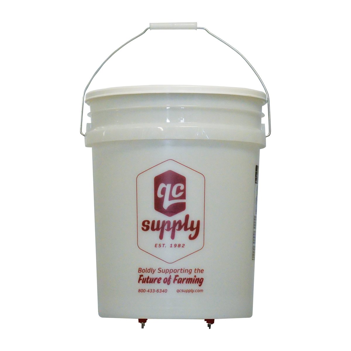 QC Hanging Bucket Nipple Waterer - 5 Gallon - QC Supply - 