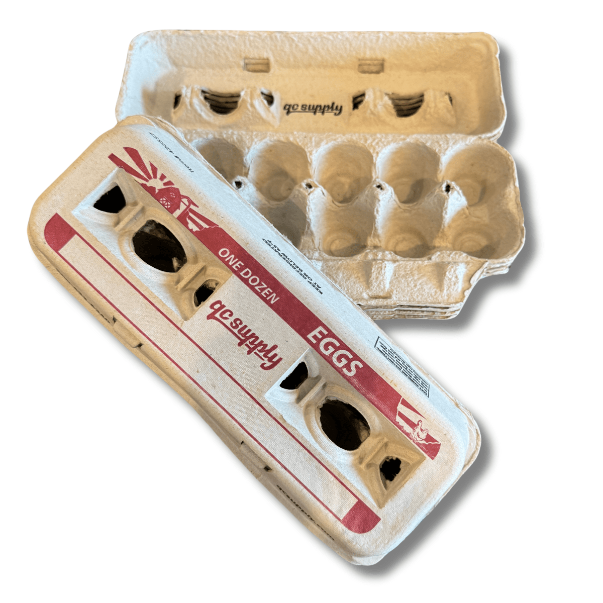 QC Supply 12 - Egg Cartons (25 - Pack) - QC Supply - 
