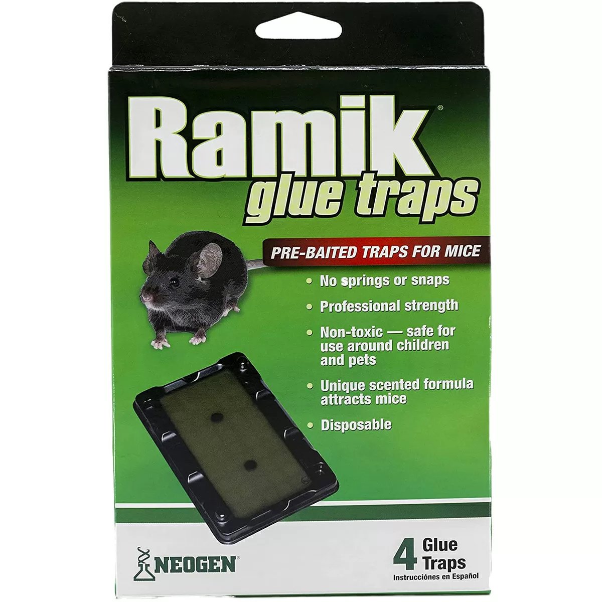 Ramik® Glue Traps - Mouse 4 Pack - QC Supply - 