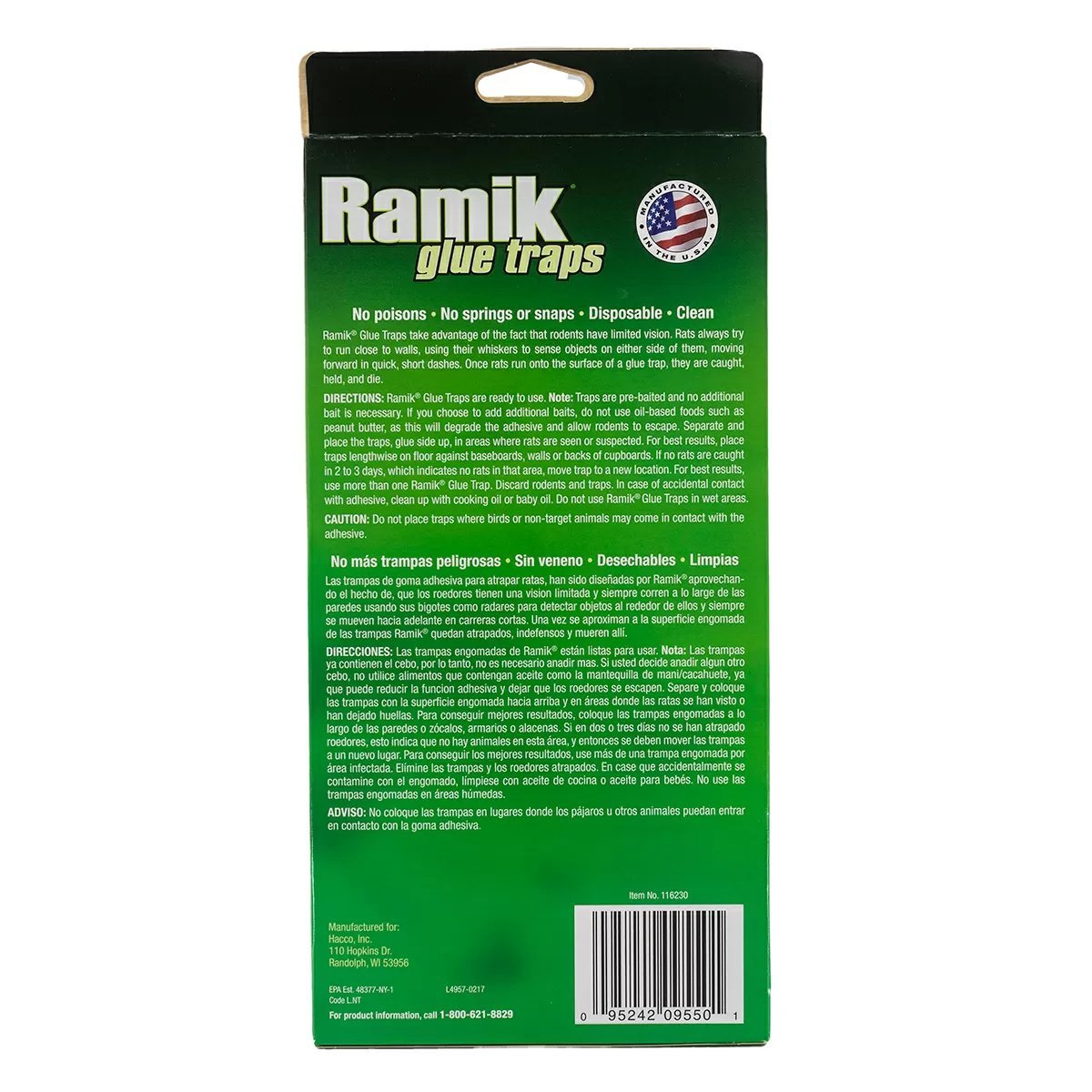 Ramik® Glue Traps - Rat 2 Pack - QC Supply - 
