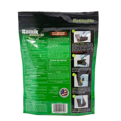 Ramik® Mouser Refillable Bait Station - 1 Station w/8 Mini Bait Bars - QC Supply - 
