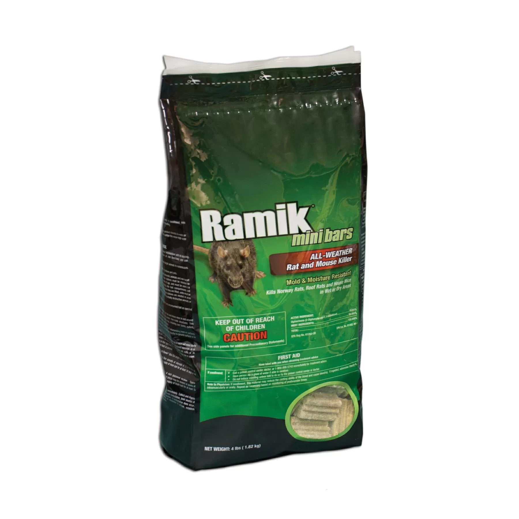 Ramik® Rodenticide Mini Bars - 4 lb - QC Supply - 