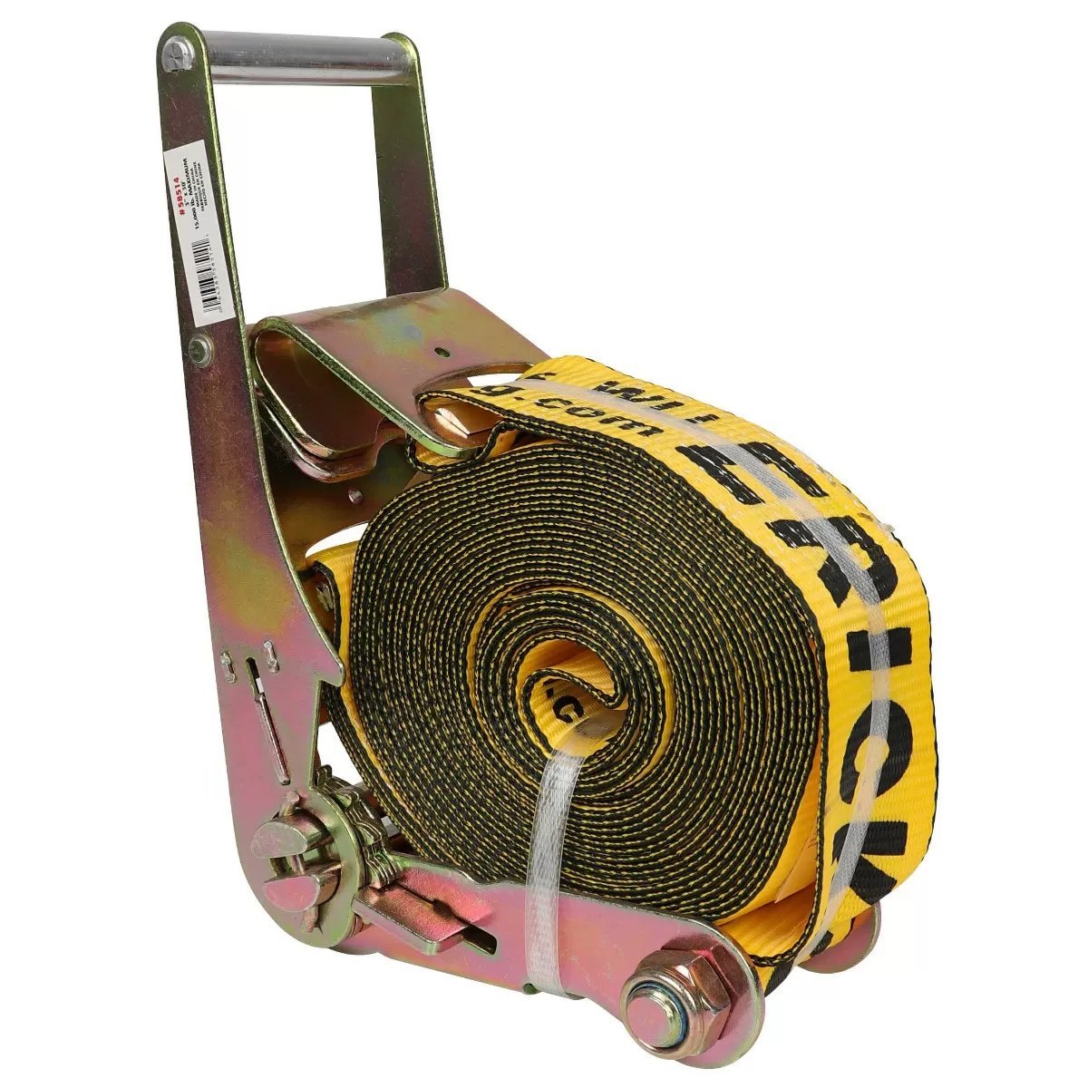 Ratchet Strap with Flat Hooks - 3" x 30' - QC Supply - 