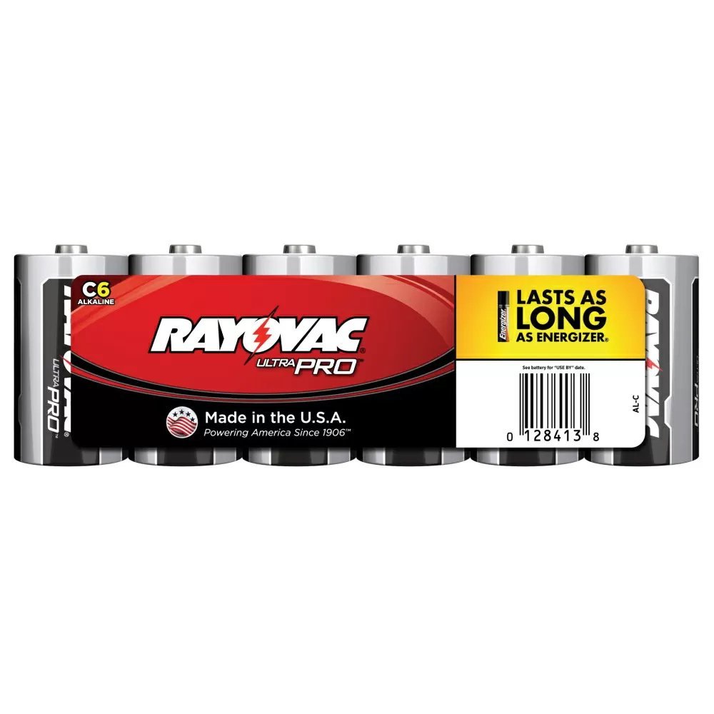 Rayovac® Ultra Pro™ C Batteries - 6 Pack - QC Supply - 