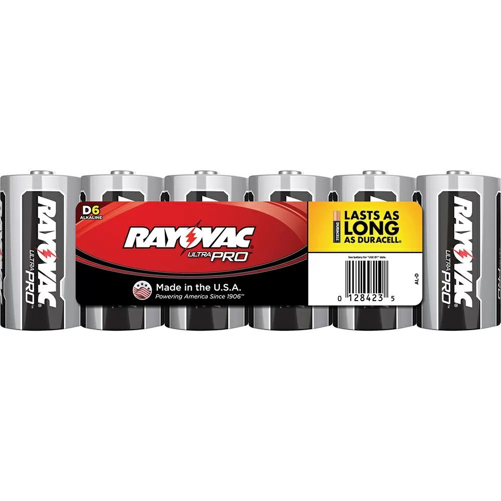 Rayovac® Ultra Pro™ D Batteries - 6 Pack - QC Supply - 