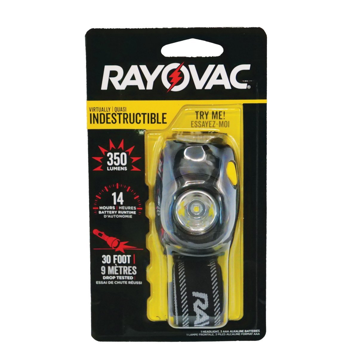 RAYOVAC® Virtually Indestructible LED Headlight - QC Supply - 
