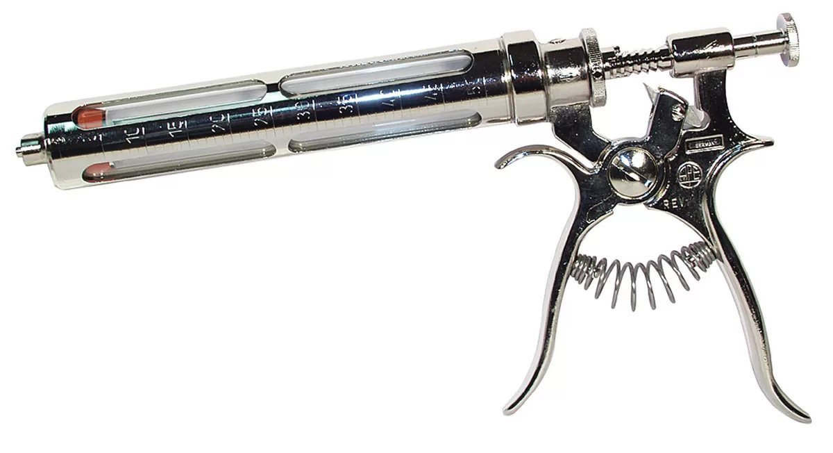 Roux Pistol Grip Syringes - QC Supply - 