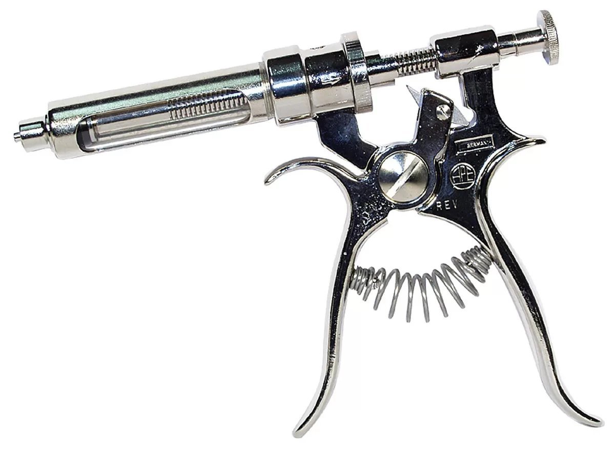 Roux Pistol Grip Syringes - QC Supply - 