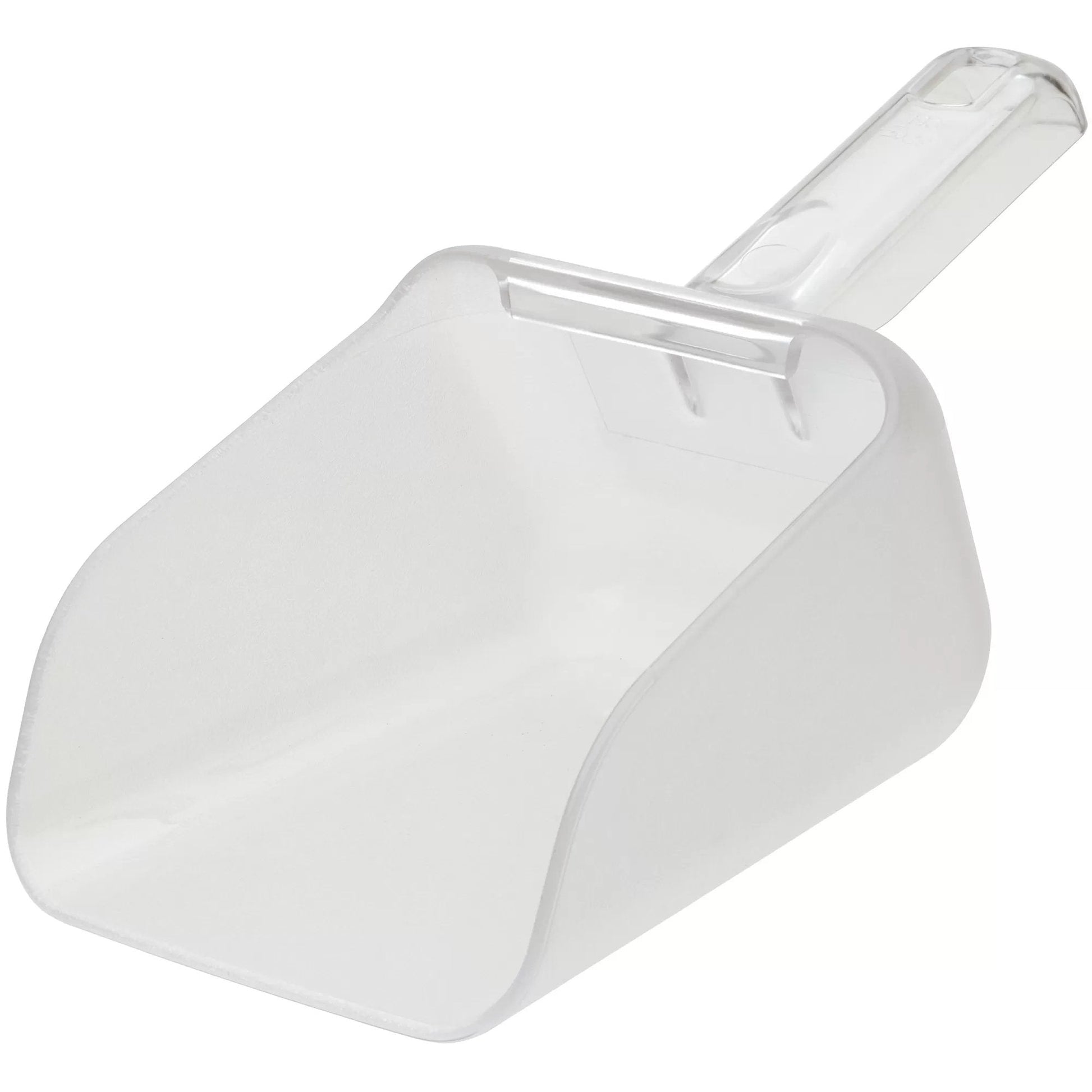 Rubbermaid® Clear 32 oz Bouncer® Contour Scoop - QC Supply - 