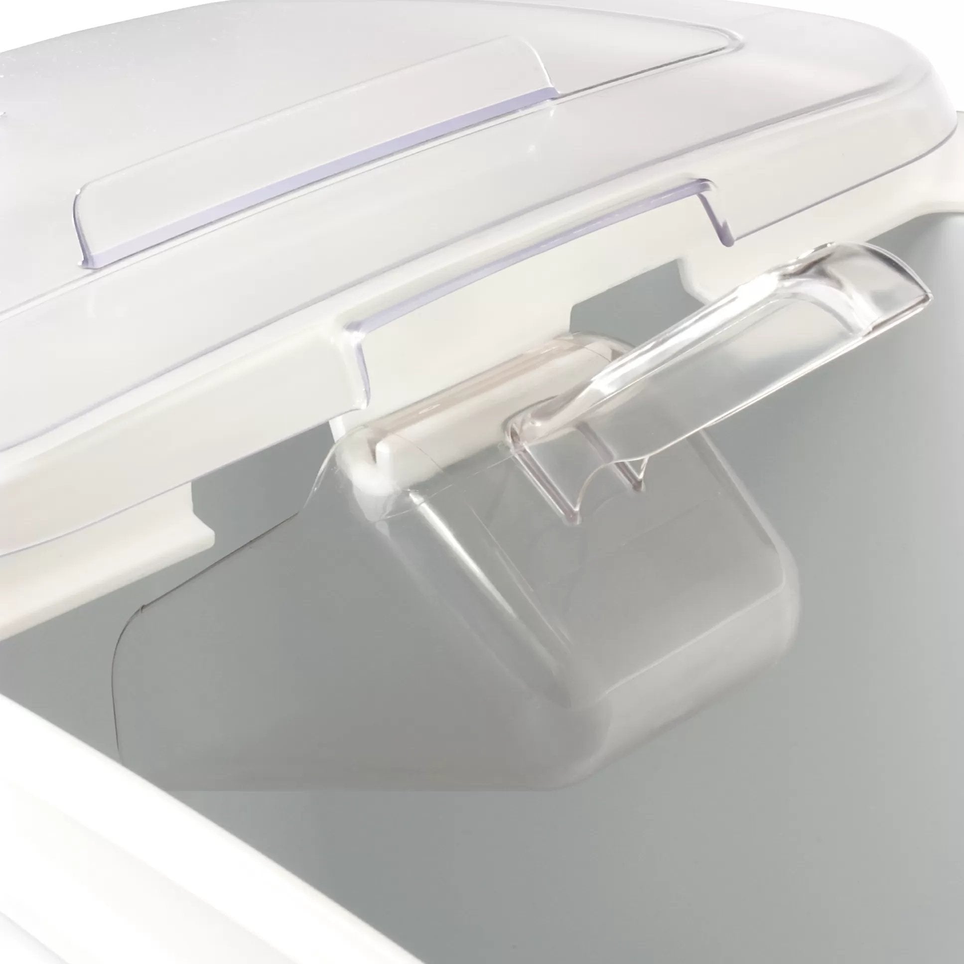 Rubbermaid® Clear 64 oz. Bouncer® Contour Scoop - QC Supply - 