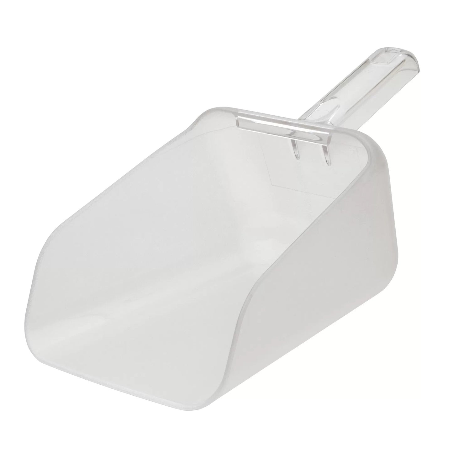 Rubbermaid® Clear 64 oz. Bouncer® Contour Scoop - QC Supply - 