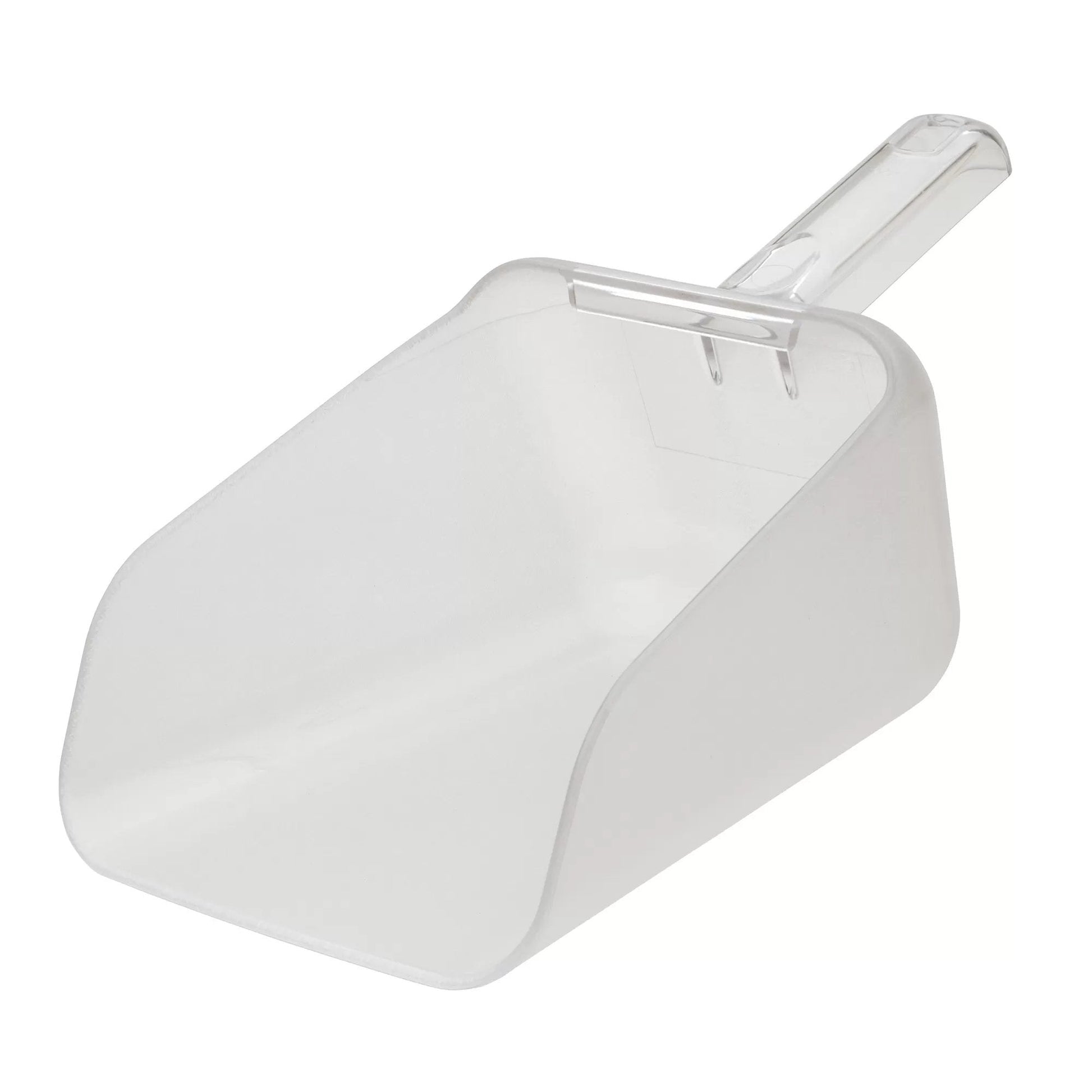 Rubbermaid® Clear 64 oz. Bouncer® Contour Scoop - QC Supply - 