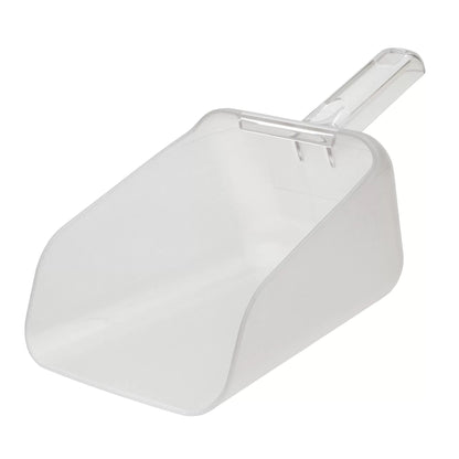 Rubbermaid® Clear 64 oz. Bouncer® Contour Scoop - QC Supply - 