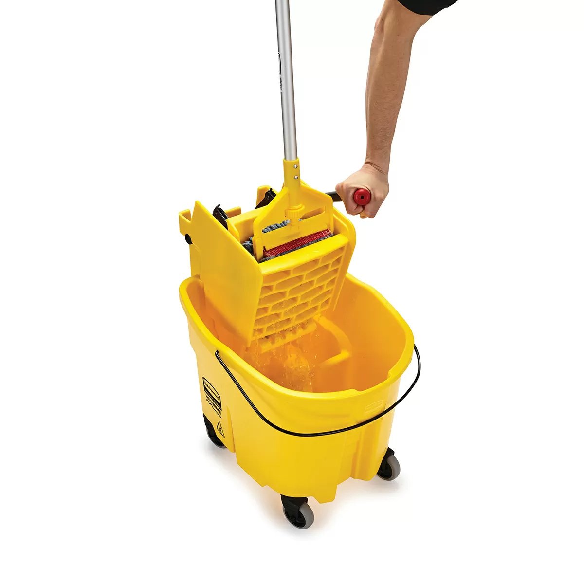 Rubbermaid® WaveBrake® 35 Quart Bucket & Wringer - QC Supply - 