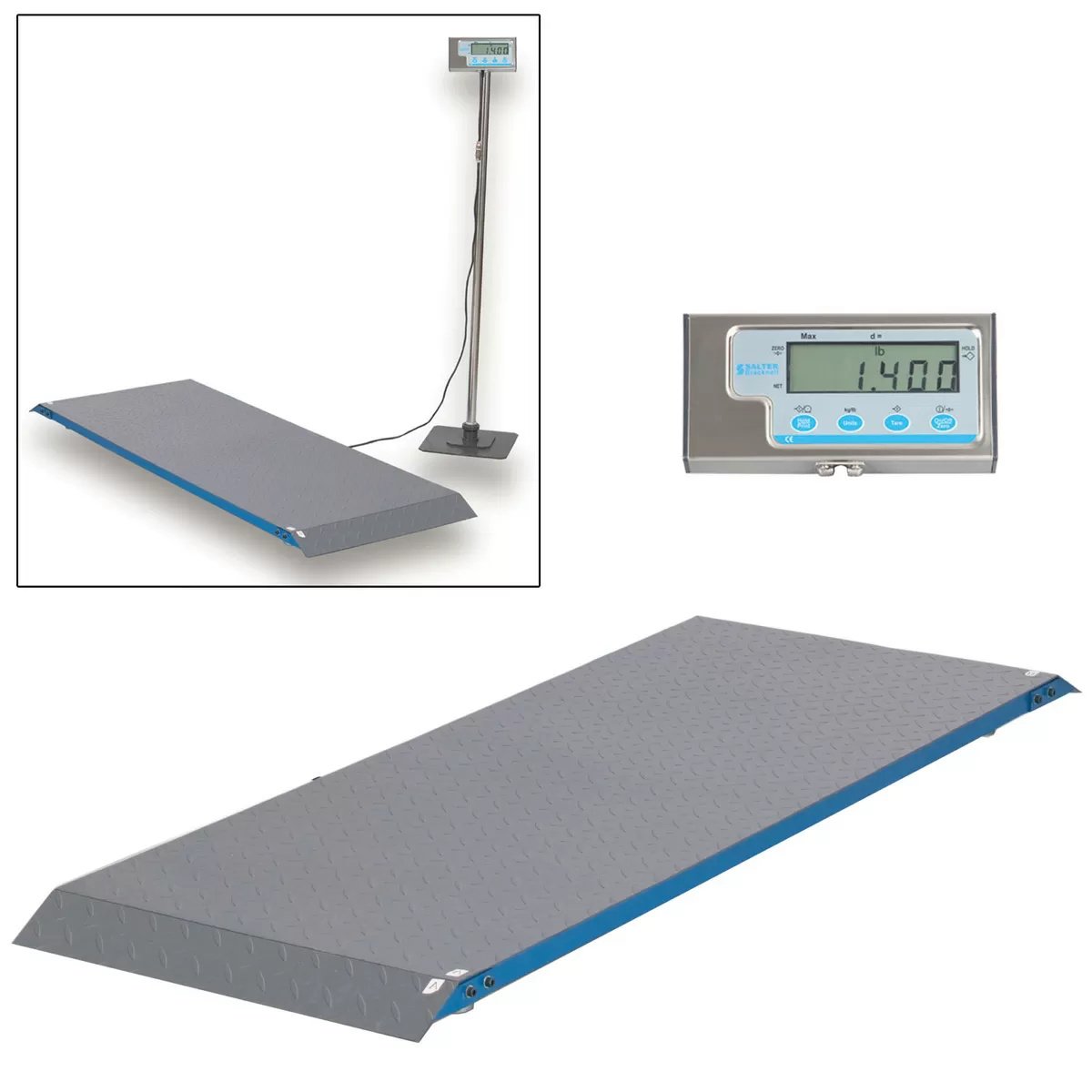 Salter Brecknell PS1000 Floor Scale with Indicator - QC Supply - 
