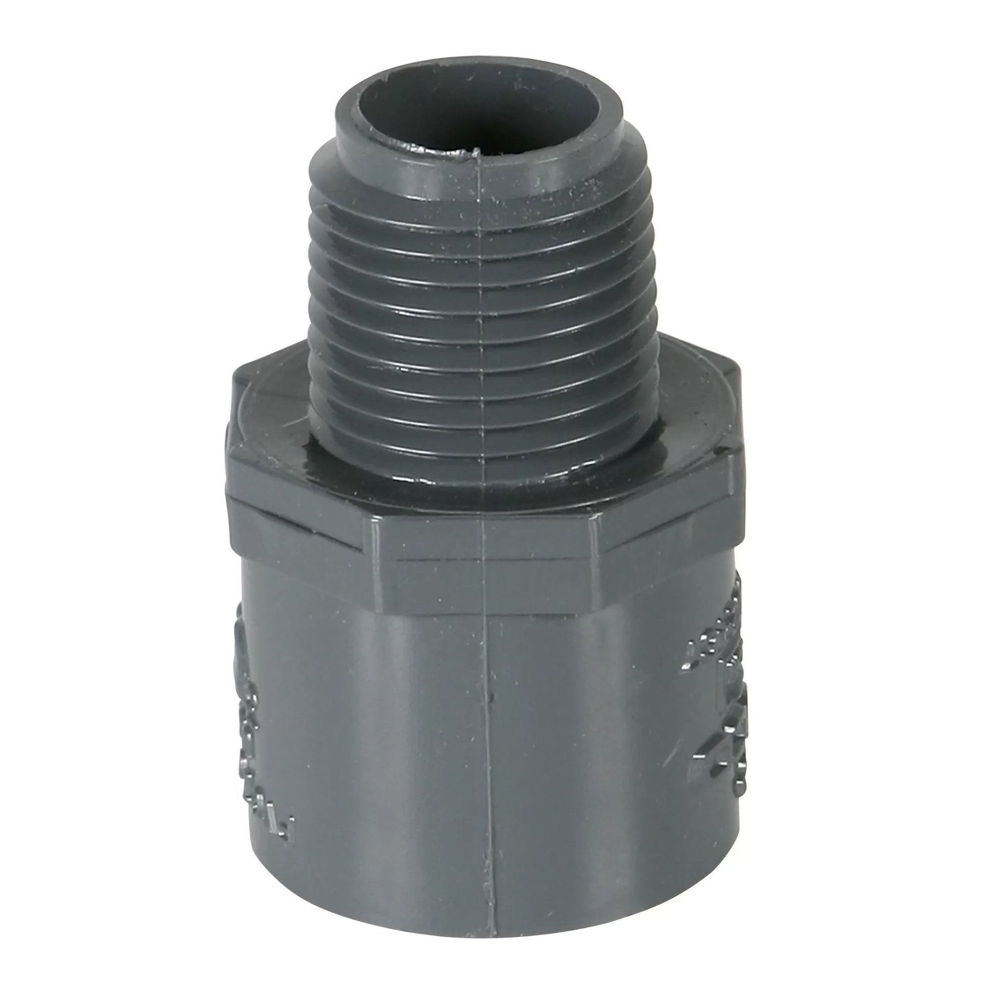 Schedule 80 - 1/2" Male Adapter (MPT x Slip) - QC Supply - 