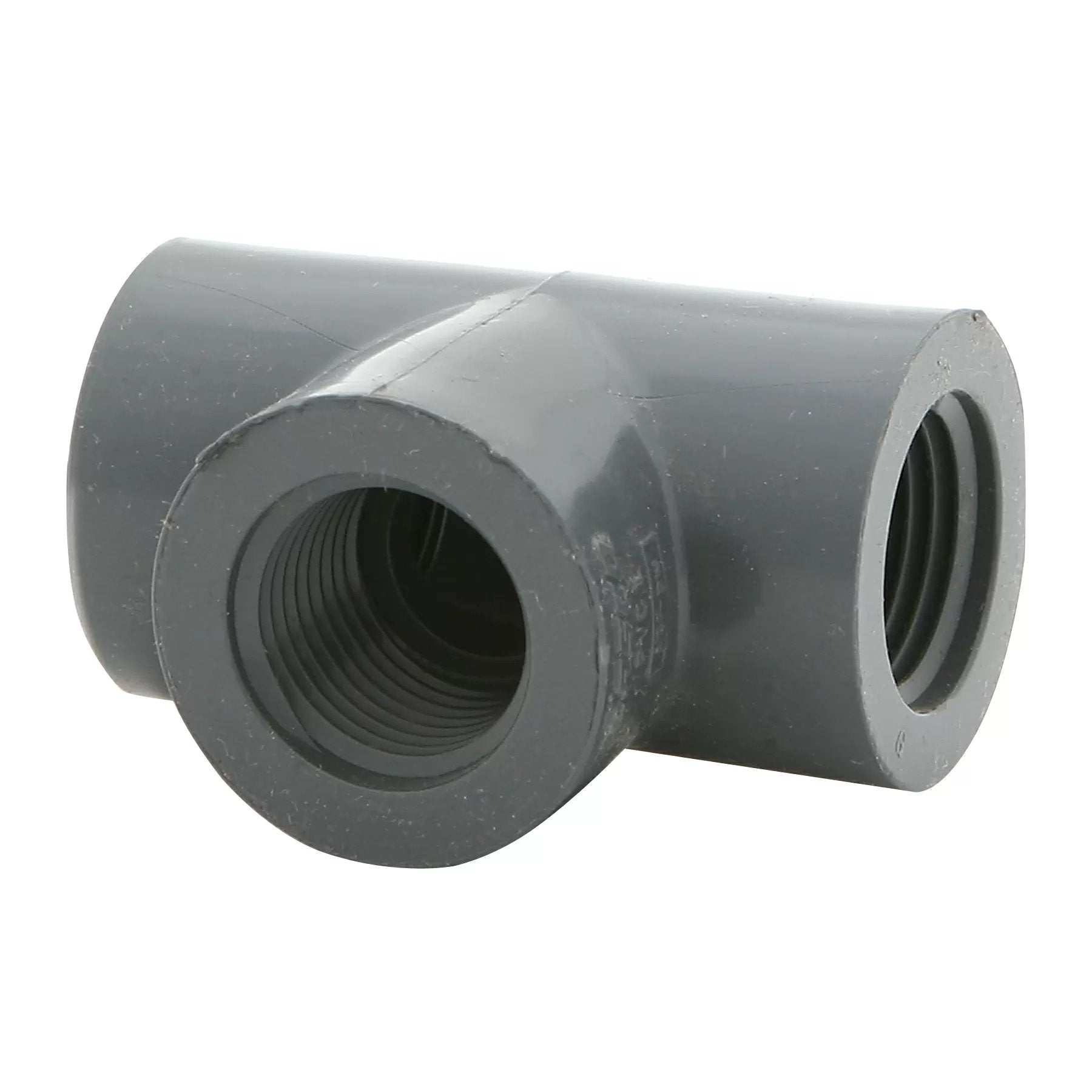 Schedule 80 - 1/2" Tee (FPT x FPT x FPT) - QC Supply - 
