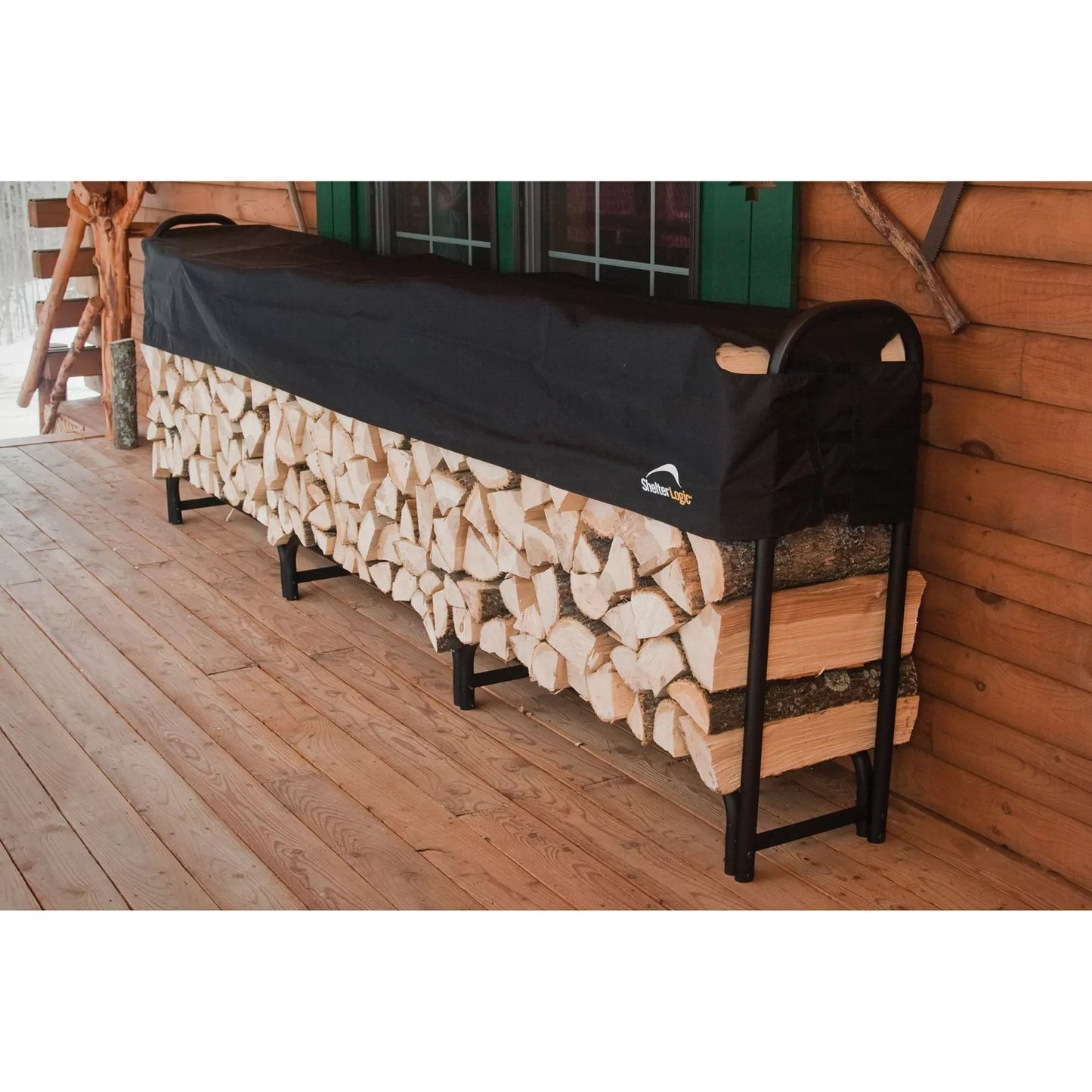 ShelterLogic® Heavy - Duty Firewood Rack - QC Supply - 
